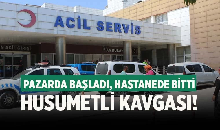 Denizli’de bıçaklı kavga! Pazaryerinde başladı hastanede bitti