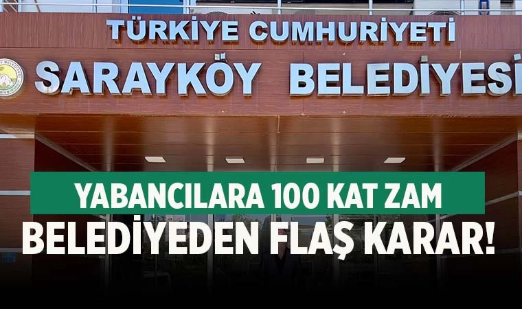 Denizli’de ilçe belediyesi yabancıların nikah ücretine 100 kat zam yaptı