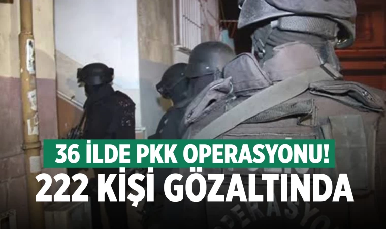 Denizli'de PKK operasyonu! Çok sayıda gözaltı var