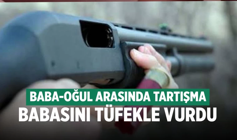Denizli'de tartışmada oğlu babasını bacağından vurdu