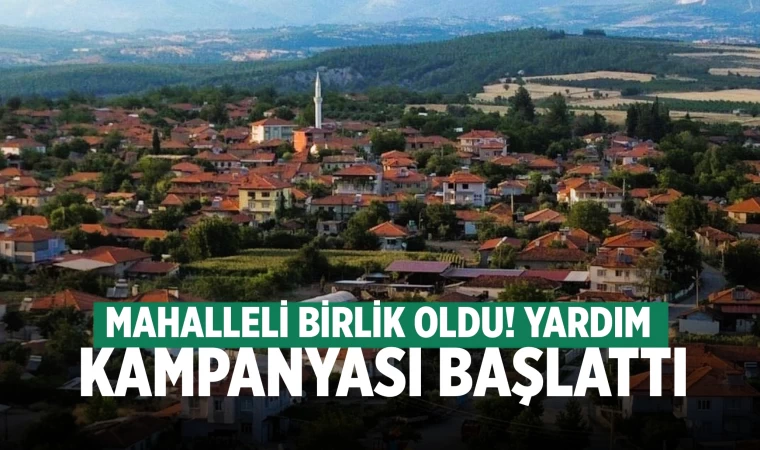 Mahalleli birlik oldu! Kampanya başlattı
