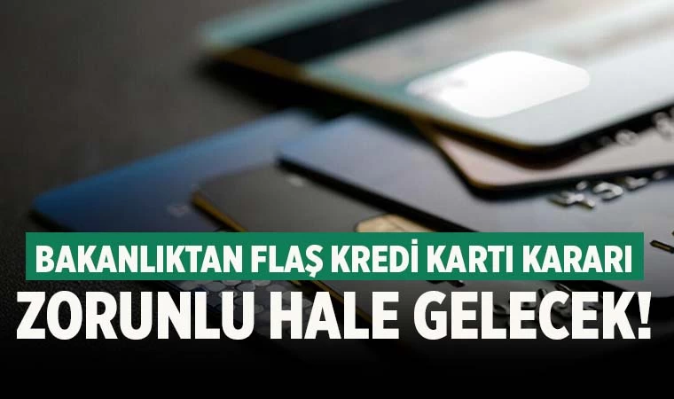Alışverişlerde kredi kartı zorunluluğu geliyor