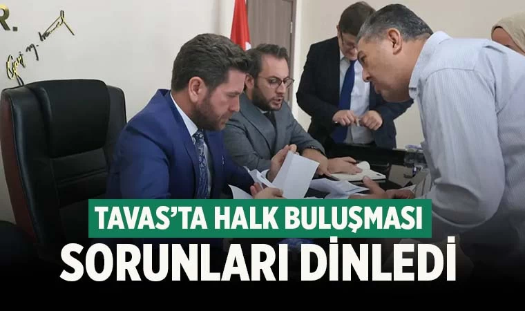Başkan Tatık, halk buluşmasında vatandaşların sorunlarını dinledi