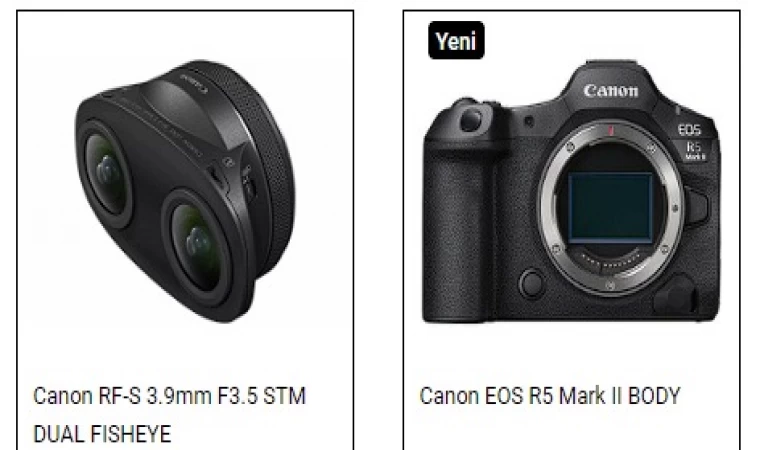 Canon Fotoğraf Makinesi Ürünleri