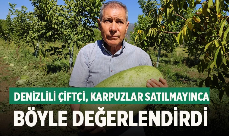 Denizli’de Beyağaç Karpuzundan Pekmez Üretildi