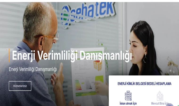 Enerji Kimlik Belgesi İçin Sehatek!
