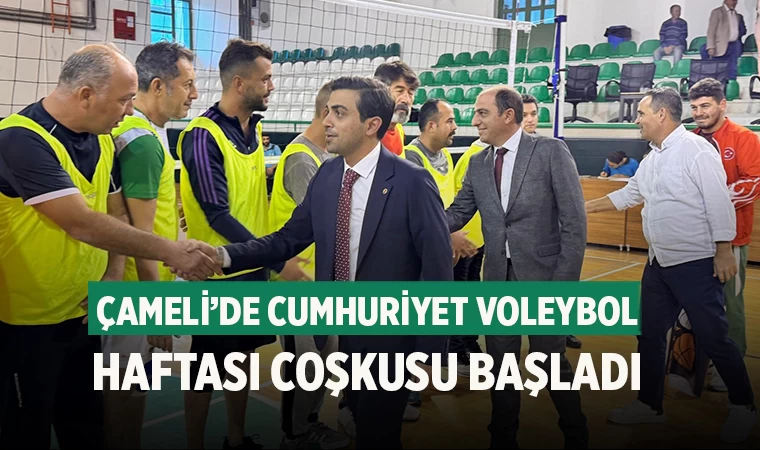 Çameli’de Cumhuriyet Voleybol Haftası Coşkusu Başladı