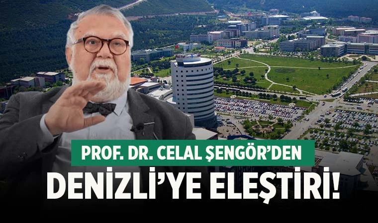 Celal Şengör'den Denizli'ye eleştiri