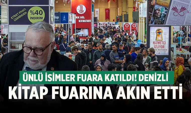 Denizli, kitap fuarına akın etti!