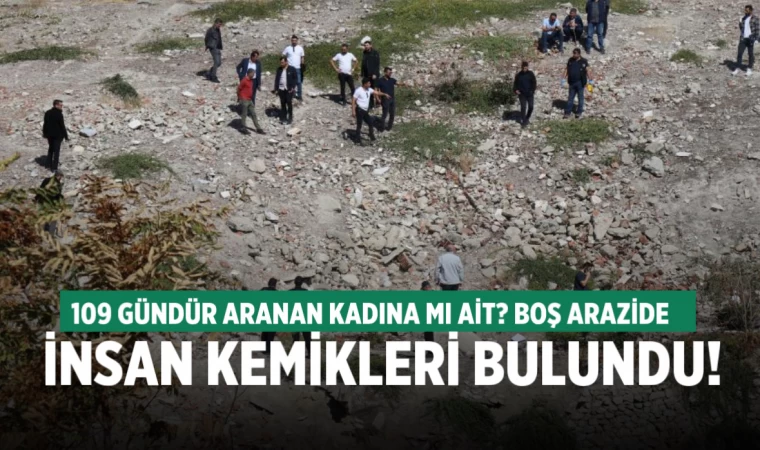 Denizli’de boş arazide insan kemikleri bulundu! Yaşlı kadına mı ait