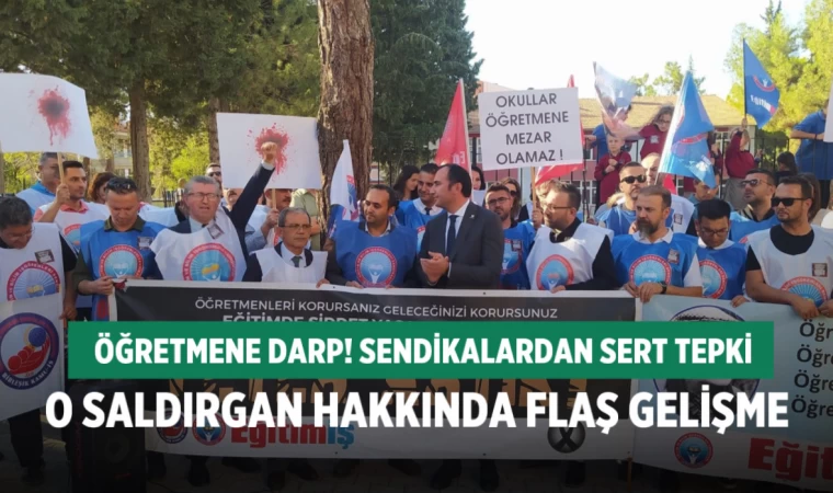 Denizli’de öğretmene darp olayında yeni gelişme