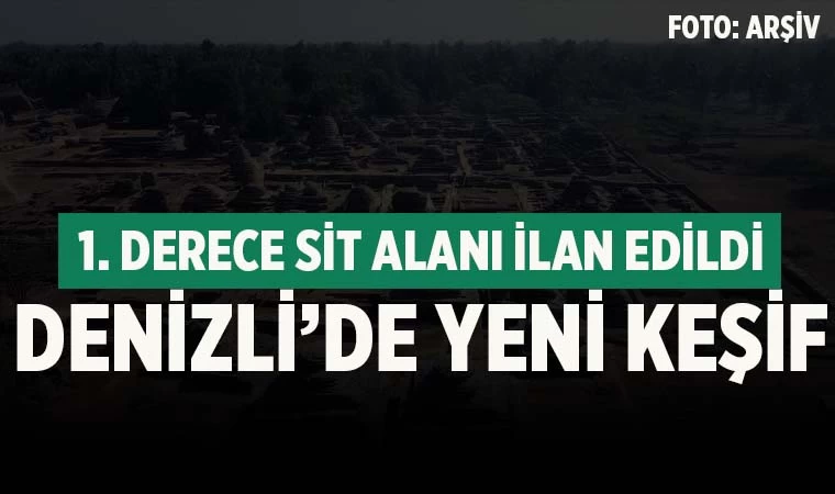 Denizli'de tarihi mezarlık keşfedildi
