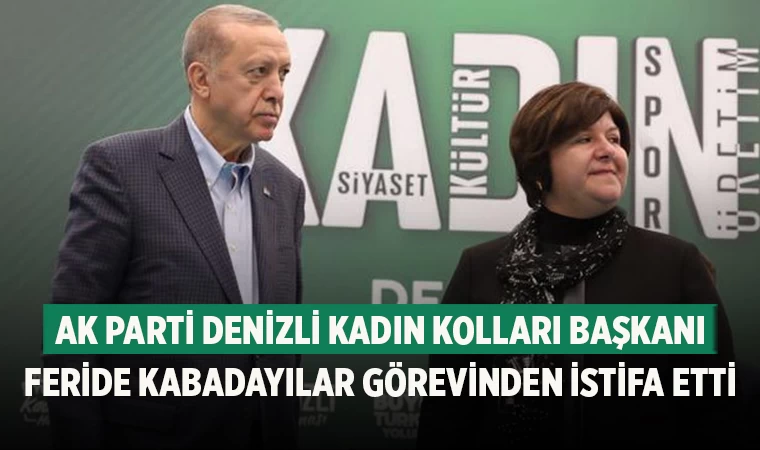 Feride Kabadayılar, AK Parti İl Kadın Kolları Başkanlığı Görevinden Affını İstedi