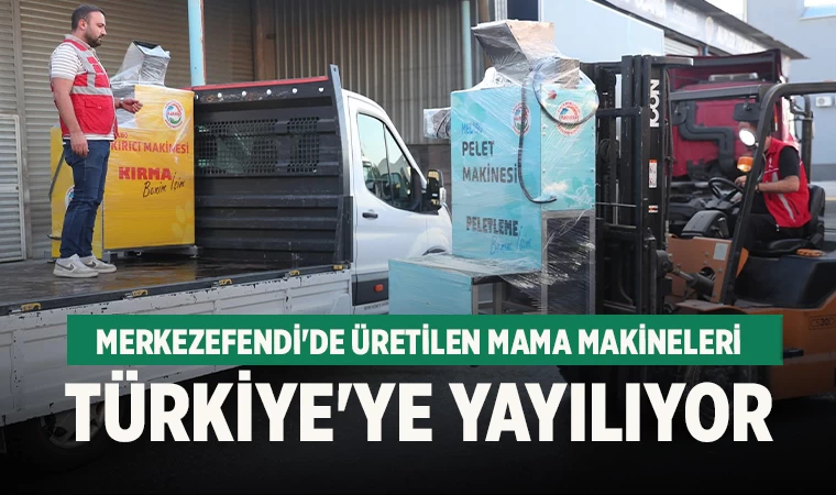 Merkezefendi Belediyesi'nden Mama Üretim Makineleri: 20 Farklı Noktaya Satış Gerçekleşti