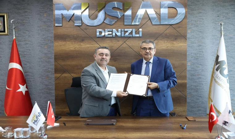 PAÜ ve MÜSİAD Denizli Arasında Öğrenciler İçin Staj ve İşbirliği Protokolü İmzalandı