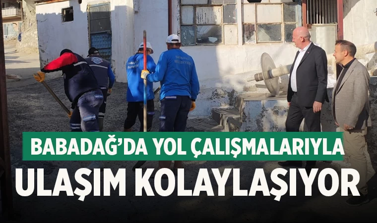 Babadağ’da Yol Çalışmalarıyla Ulaşım Kolaylaşıyor