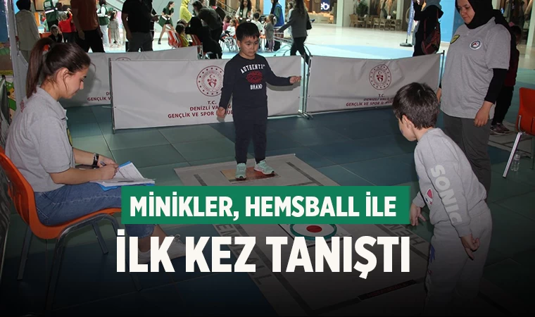Denizli’de Miniklerden Hemsball Şampiyonası Coşkusu
