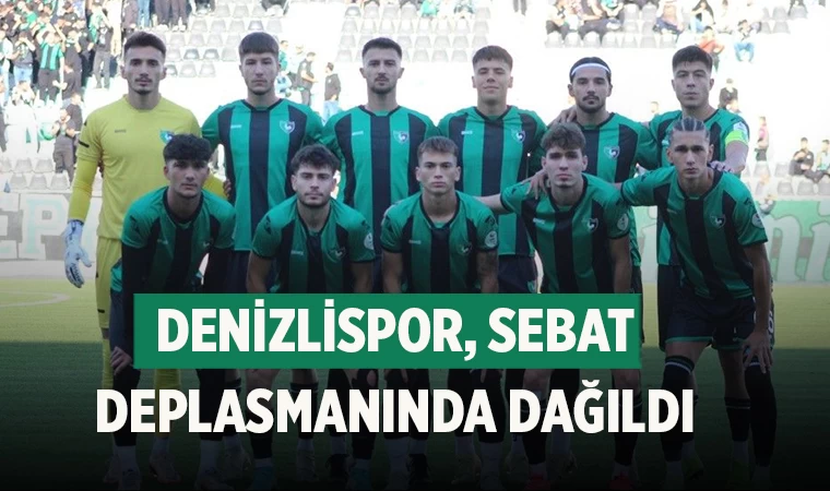 Denizlispor Sebat Deplasmanında Dağıldı