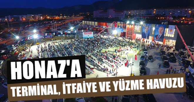 Honaz'a Modern Terminal, İtfaiye Ve Kapalı Yüzme Havuzu