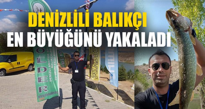 Denizlili Balıkçı En Büyüğünü Yakaladı