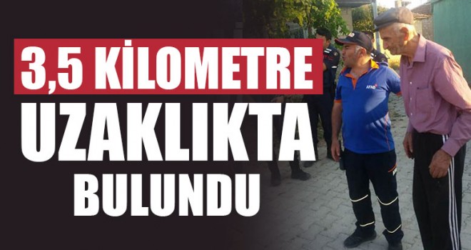 3,5 Kilometre Uzaklıkta Bulundu