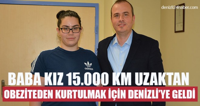 Baba Kız PAÜ Hastanesinde  tüp mide ameliyatı oldu