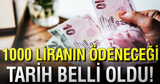 Emeklilere 1000 lira ikramiyenin ne zaman ödeneceği belli oldu!