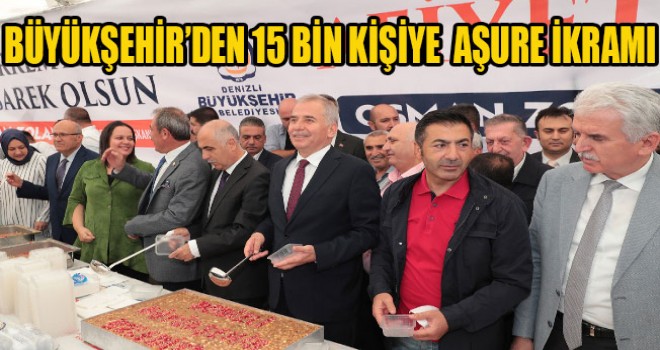 Büyükşehir’den 15 Bin Kişilik Aşure Hayrı