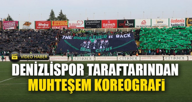 Denizlispor Taraftarından Muhteşem Koreografi