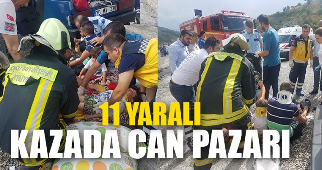 Kazada Can Pazarı 11 Yaralı