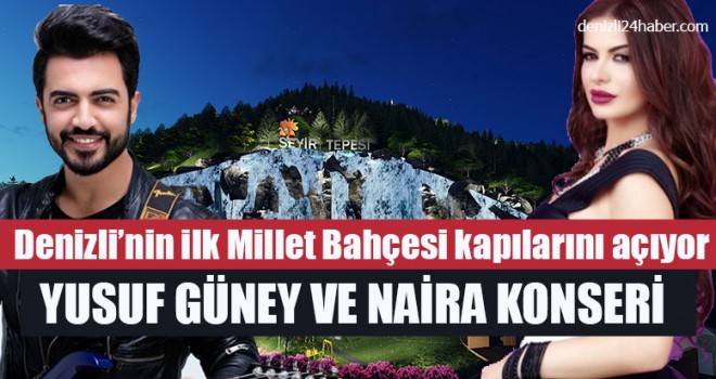 Denizli’nin ilk Millet Bahçesi kapılarını açıyor