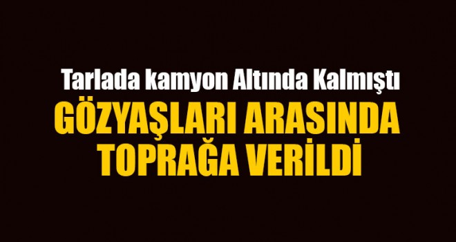 Küçük Çocuk Gözyaşları Arasında Toprağa Verildi