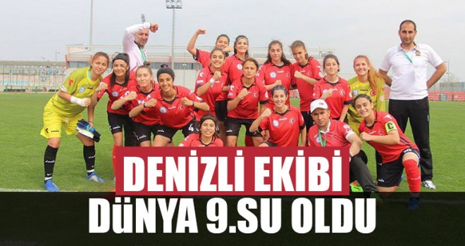 Denizli Ekibi Dünya 9.Su Oldu