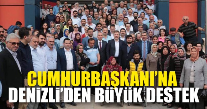Denizli'de Cumhurbaşkanı’na bağış kampanyası