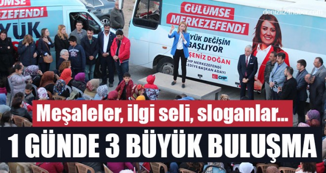 1 Günde 3 Büyük Buluşma