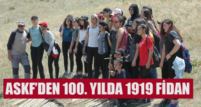 ASKF’den 100. Yılda 1919 fidan