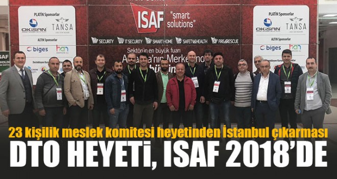 DTO Heyeti, MAKTEK Avrasya Fuarı'nda