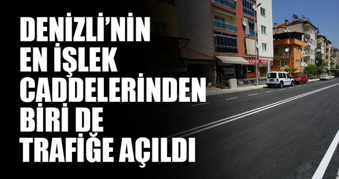 Şehit Jandarma Çavuş Eyüp Kepenek Caddesi Trafiğe Açıldı