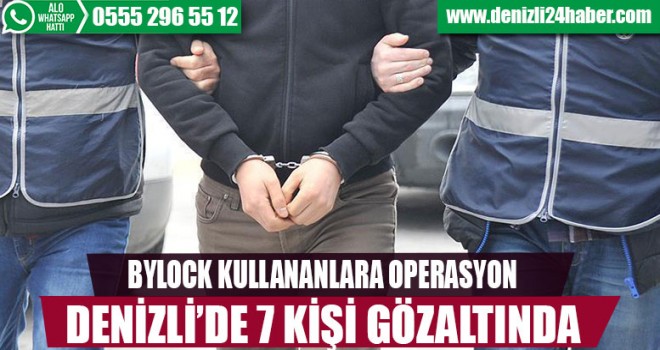 Denizli'de FETÖ operasyonu