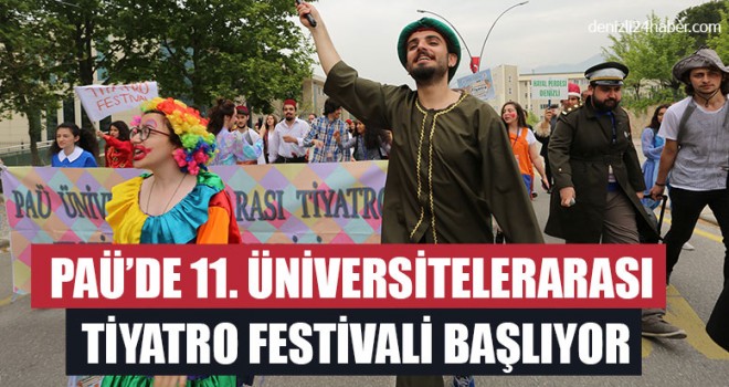 PAÜ’de 11. Üniversitelerarası tiyatro festivali başlıyor