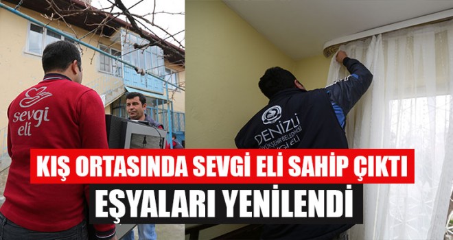 Yaşlı Çifte Kış Ortasında Sevgi Eli Sahip Çıktı Eşyaları Yenilendi