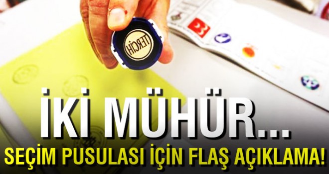 Cumhurbaşkanlığı seçim pusulası için ilk açıklama geldi!