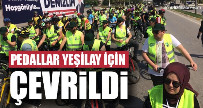 Pedallar Yeşilay İçin Çevrildi