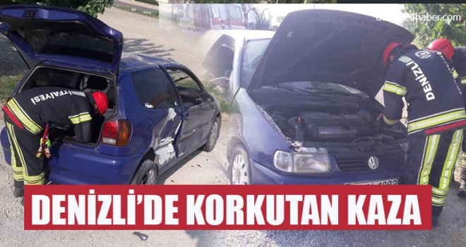 Denizli’de Korkutan Kaza