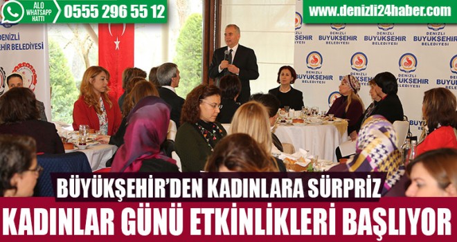 Denizli'de kadınlar günü etkinlikleri başlıyor
