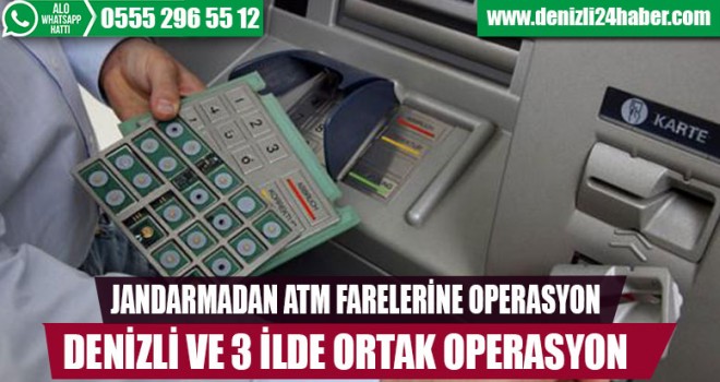 Denizli ve 3 ilde operasyon