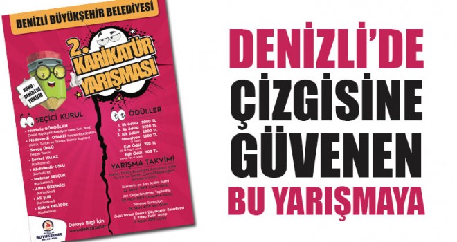Denizli'de Ödüllü Karikatür Yarışması