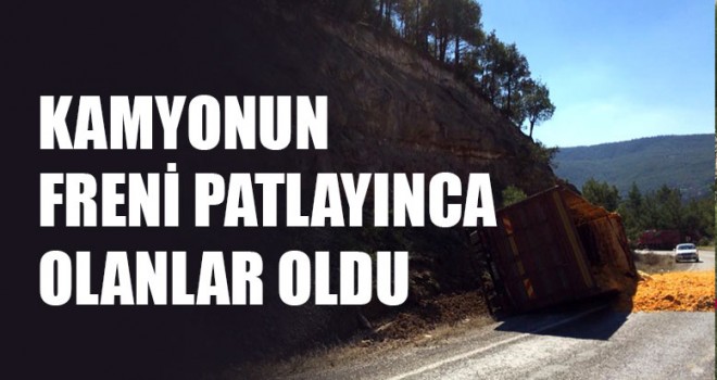 Kamyonun Freni Patlayınca Olanlar Oldu