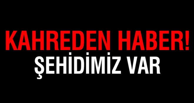 Hatay'da bir asker şehit oldu