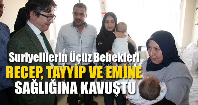 Recep, Tayyip Ve Emine Sağlığına Kavuştu